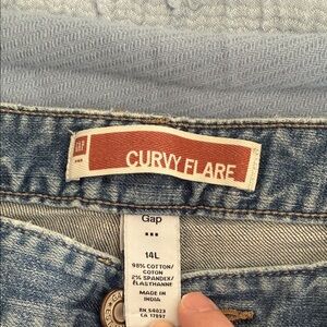 GAP Women's Flare Jeans - Light Blue